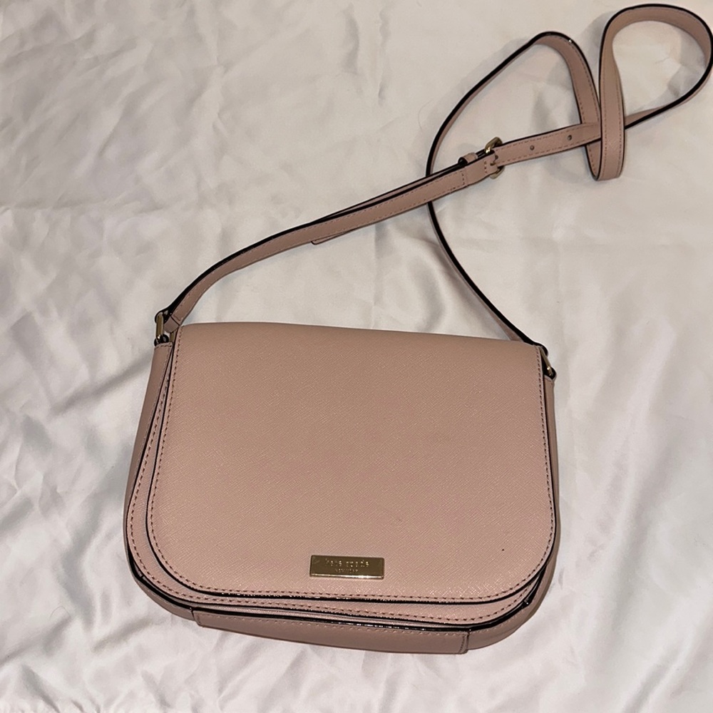 Beautiful blush Kate Spade crossbody bag (wallet being sold separately)